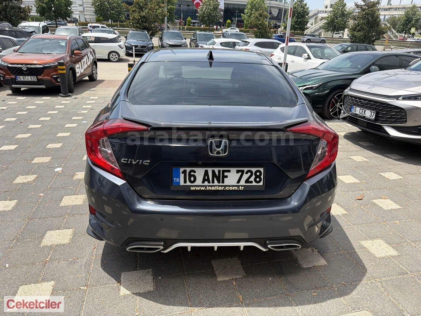 Galeriden Honda Civic 1.6i VTEC Eco Elegance 2021 Model Bursa 87.000 km Mavi 7
