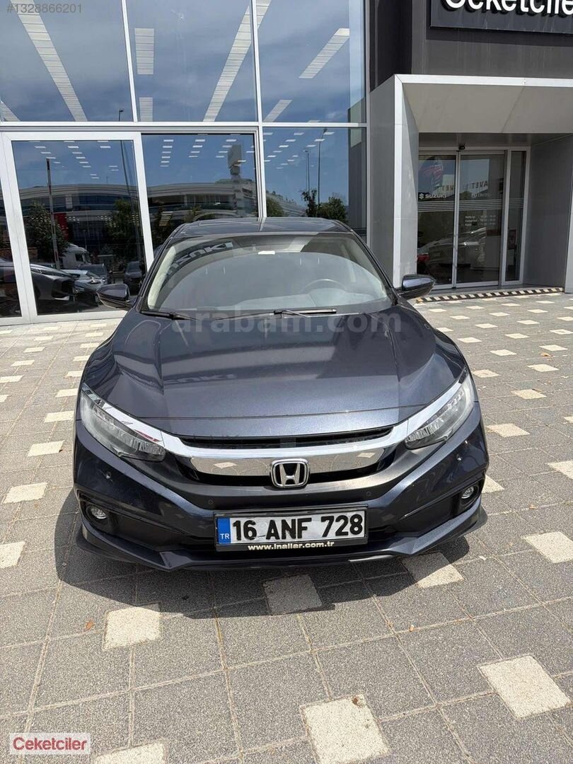 Galeriden Honda Civic 1.6i VTEC Eco Elegance 2021 Model Bursa 87.000 km Mavi 1