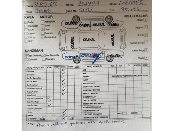 TAŞ AUTO dan megane