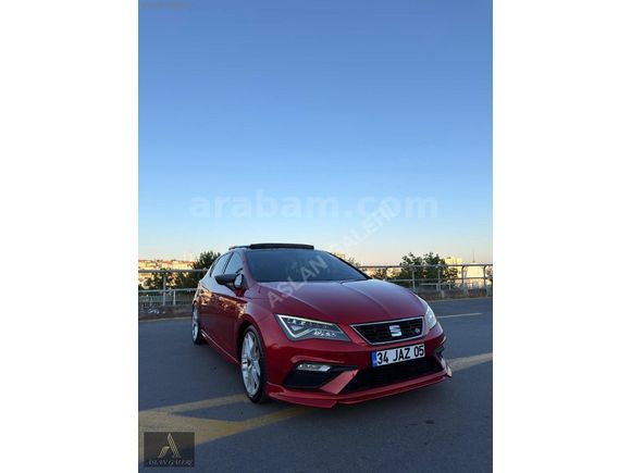 2017 SEAT LEON 1.4 TSİ FR PAKET CAM TAVANLI ÖZEL PLAKA