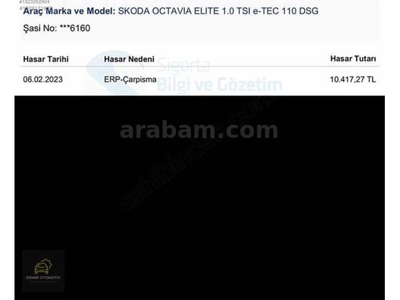 2021 HATASIZ SKODA OCTAVİA 1.0 E-TEC ELİTE CAR PLAY