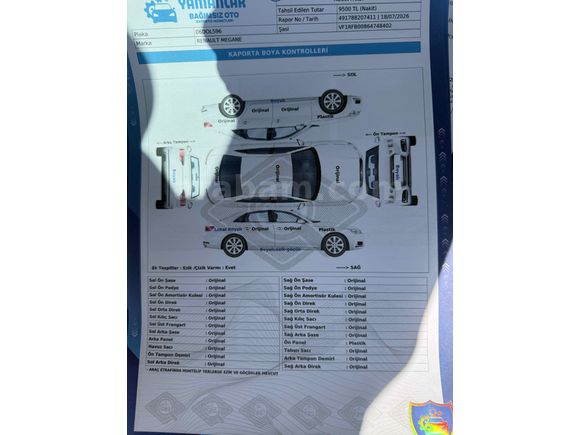 Sahibinden Renault Megane 1.5 Blue DCI Touch 2020 Model 