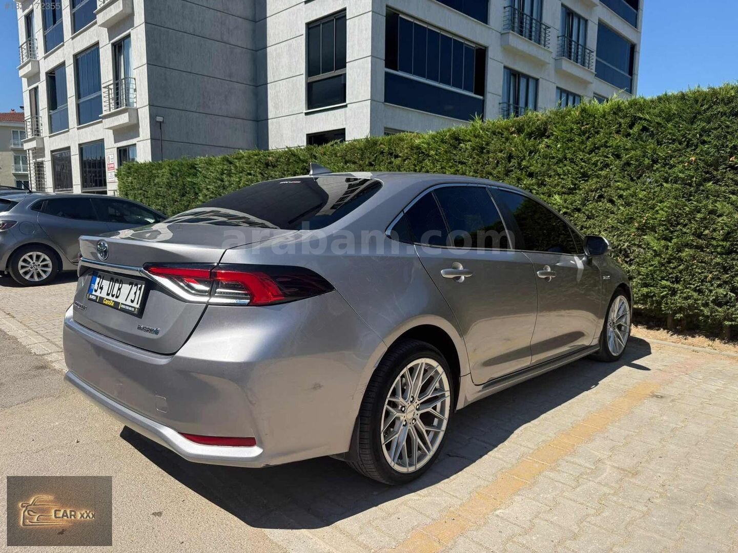 Galeriden Toyota Corolla 1.8 Hybrid Flame X-Pack 2020 Model Bursa 155.000 km Gri 6