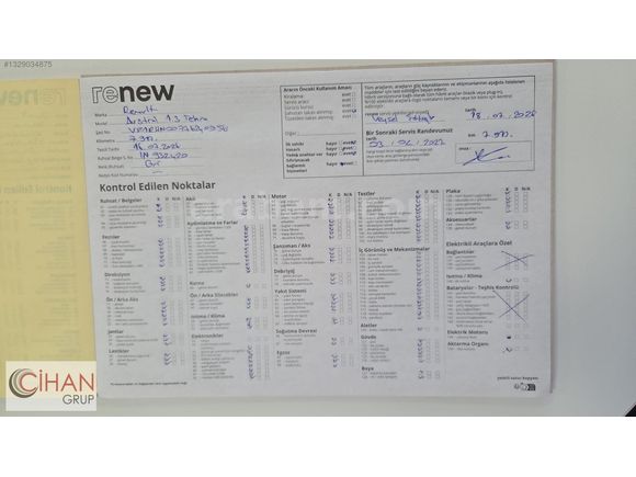 RENEW CİHAN PLAZA RENAULT AUSTRAL 1.3 HYBRİT TECHNO HATASIZ