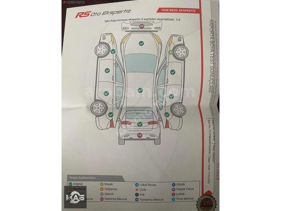 KAŞ Otomotivden VOLVO S 60 HATASIZ Boyasız
