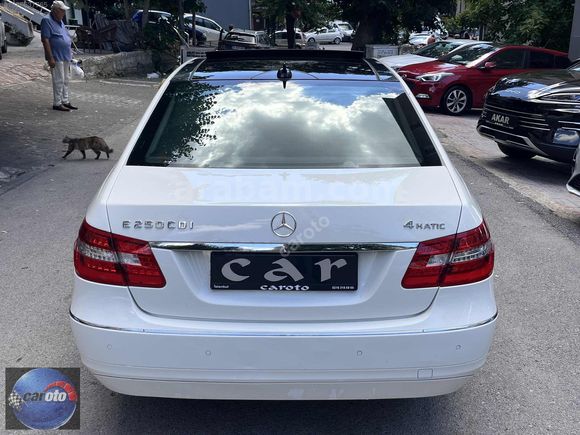 4 MATIC_210 BİN KMDE_2012 MERCEDES E250 CDI AVANGARDE_CAM TAVAN
