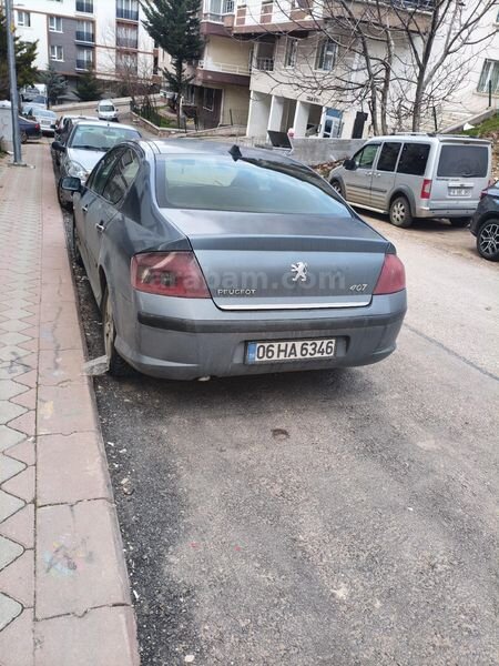 Sahibinden Peugeot 407 1.6 HDi Comfort 2006 Model Ankara 328.000 km Gri (metalik)
