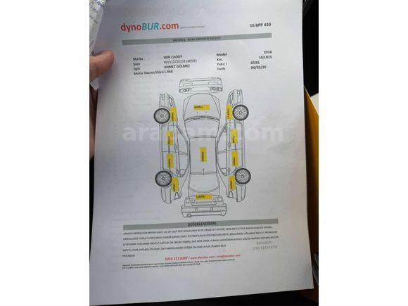 176.000 km'de VOLKSWAGEN CADDY