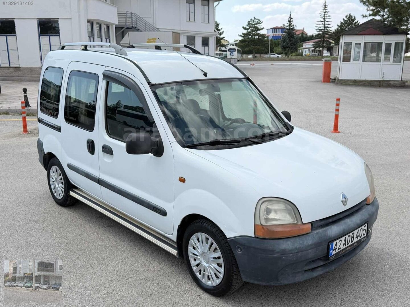 Galeriden Renault Kangoo Express 1.9 D 1999 Model Konya 58.000 km Beyaz 3