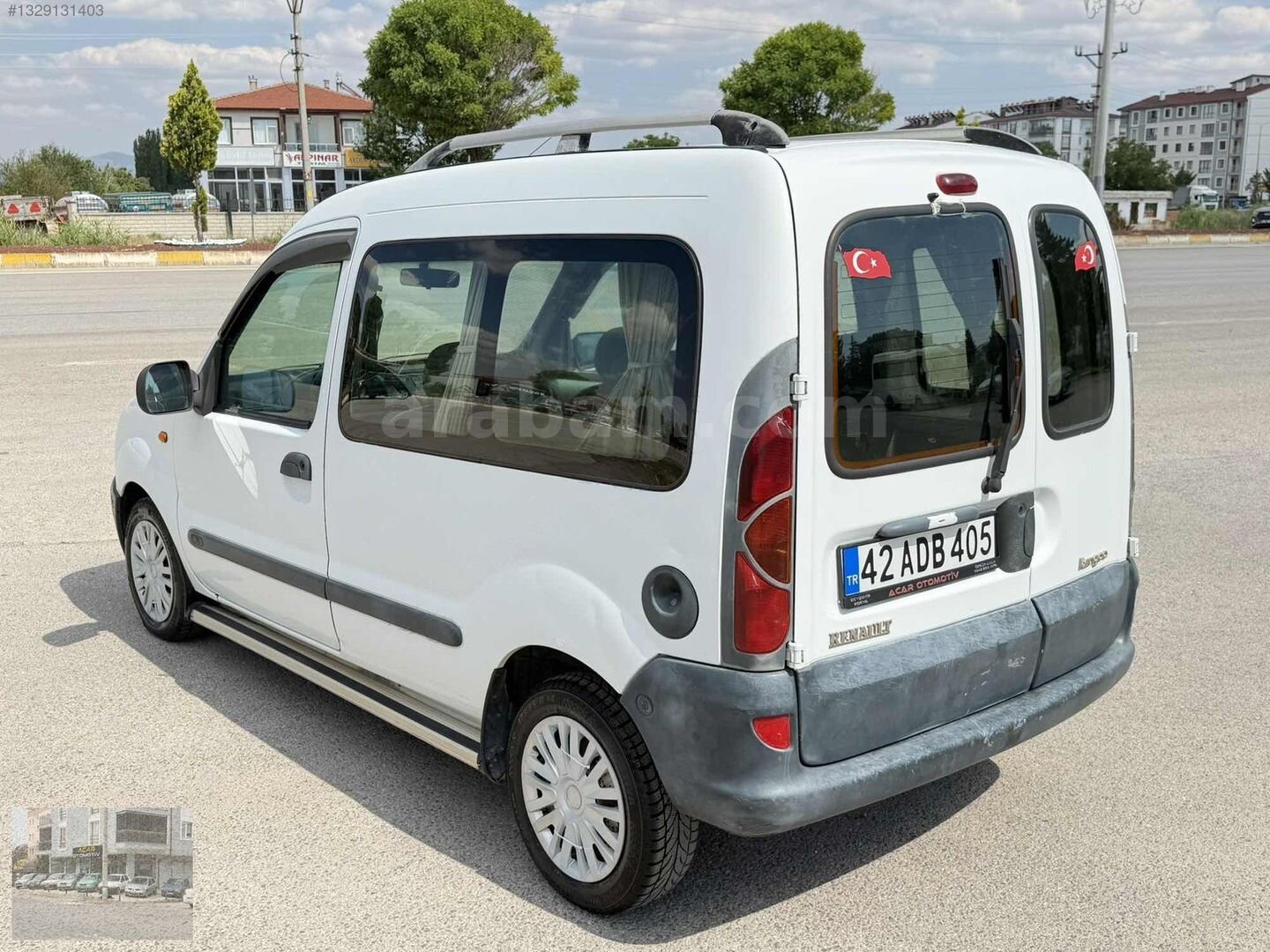 Galeriden Renault Kangoo Express 1.9 D 1999 Model Konya 58.000 km Beyaz 6