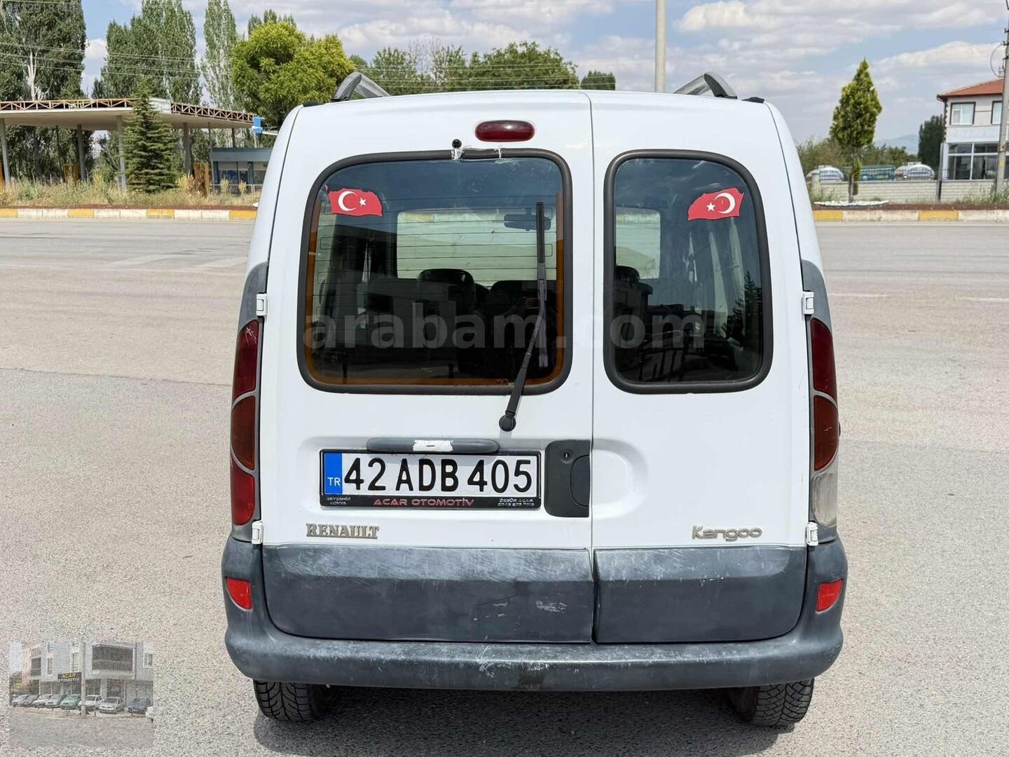 Galeriden Renault Kangoo Express 1.9 D 1999 Model Konya 58.000 km Beyaz 5