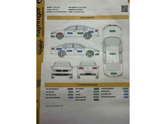 Kazasız arayanlara Makyajlı kasa 1.3 multijet