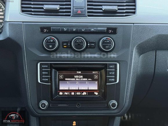 2017 VOLKSWAGEN CADDY 2.0 TDI COMFORTLİNE