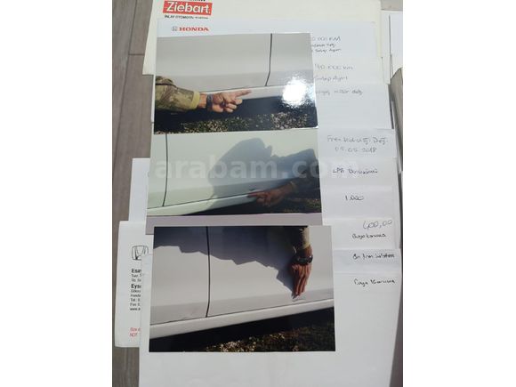 Sahibinden Honda Civic 1.6 Elegance 2012 Model  220.000 km Beyaz