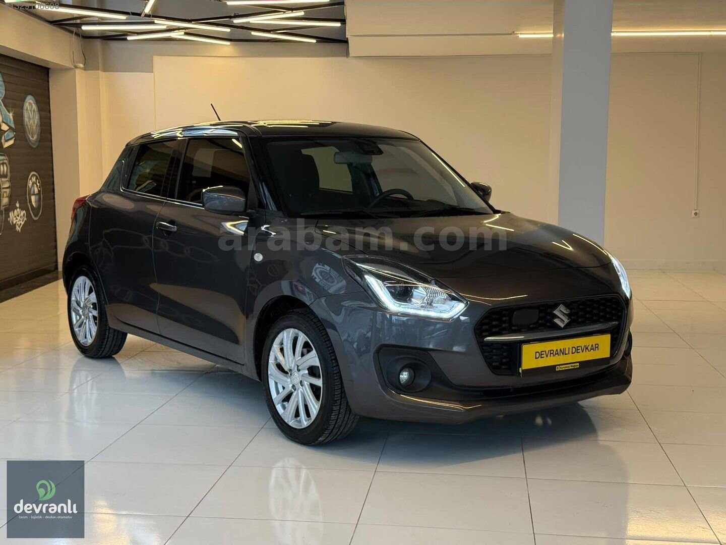 Galeriden Suzuki Swift 1.2 Hibrit GL Techno 2021 Model Samsun 61.000 km Füme 2