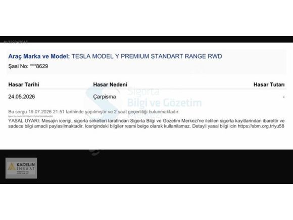 2025 TESLA Y PREMIUM JUNIPER | TEK KAPI DEĞİŞEN | EKSPERTİZLİ