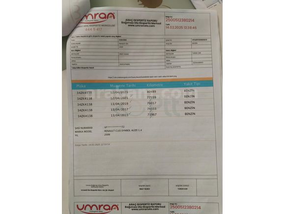 Sahibinden Renault Clio 1.4 Alize 2006 Model