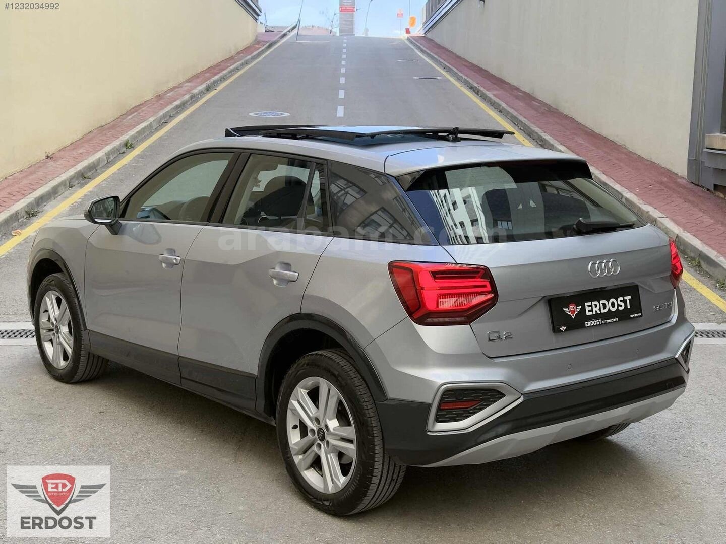Galeriden Audi Q2 35 TFSI Advanced 2024 Model Eskişehir 14.000 km Gri 7