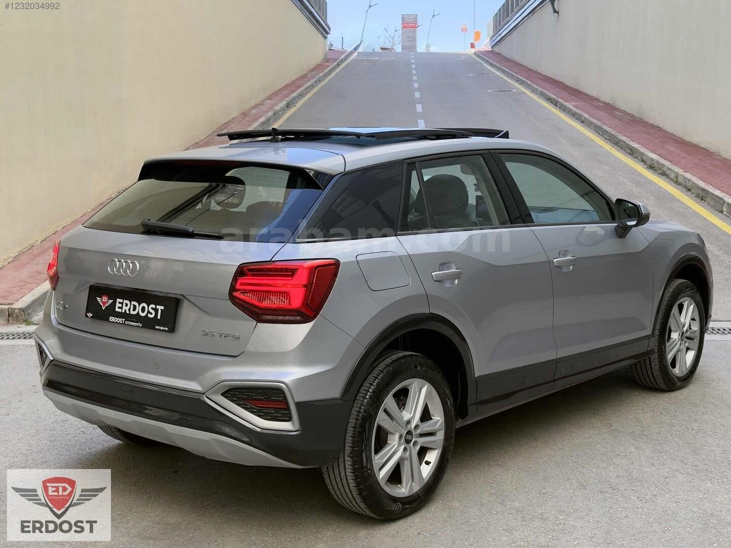 Galeriden Audi Q2 35 TFSI Advanced 2024 Model Eskişehir 14.000 km Gri 6