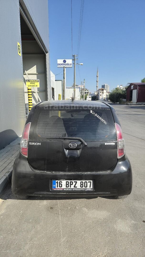 Sahibinden Daihatsu Sirion 1.3 2006 Model Denizli 253.000 km Siyah 4