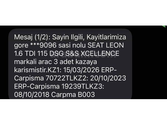 Sahibinden Seat Leon 1.6 TDI Style 2018 Model 