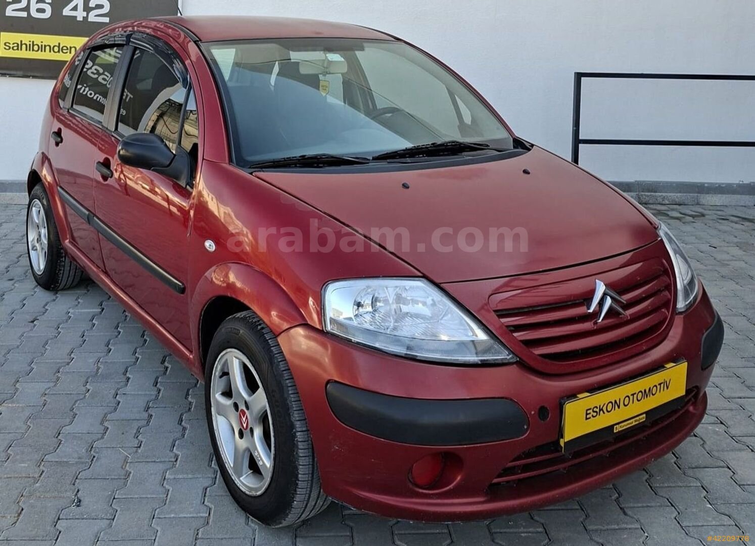 Galeriden Citroen C3 1.4 HDi X 2004 Model Eskişehir 315.000 km Kırmızı 2