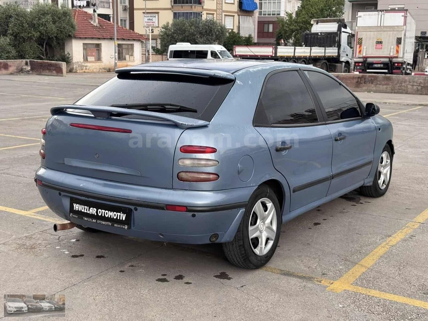 Galeriden Fiat Bravo 1.6 SX 2000 Model Antalya 325.000 km Mavi 6