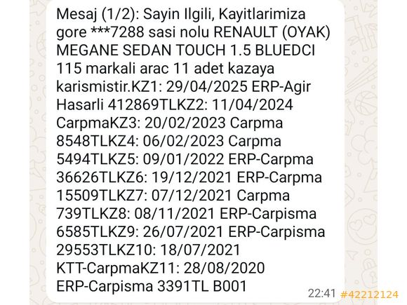 RENAULT MEGAN 4 TOUCH PAKET '' 2020 MODEL ''