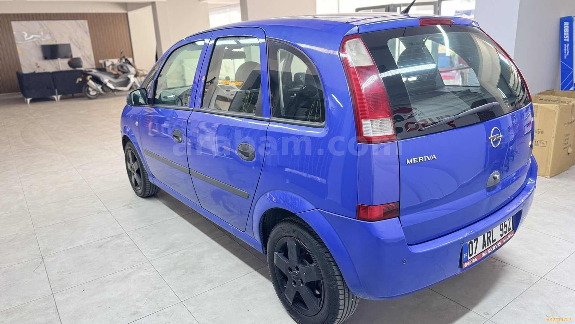Galeriden Opel Meriva 1.6 Enjoy 2005 Model Kayseri 280.000 km Mavi 5