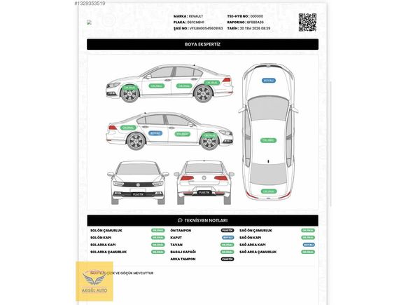 AKGÜL AUTO TEMİZ BAKIMLIDIR 4 YILLIK SAHİBİNDNDİR
