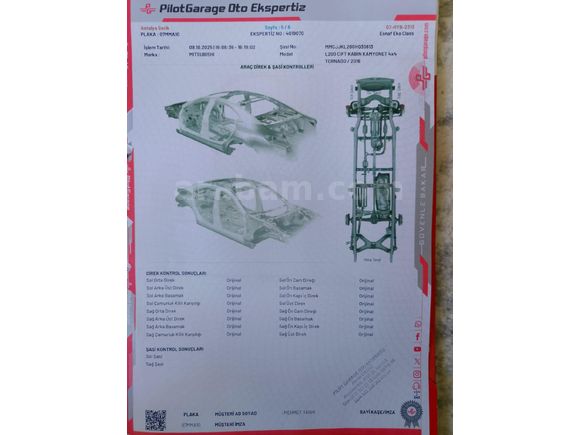 Sahibinden Mitsubishi L 200 4x4 Tornado 2016 Model