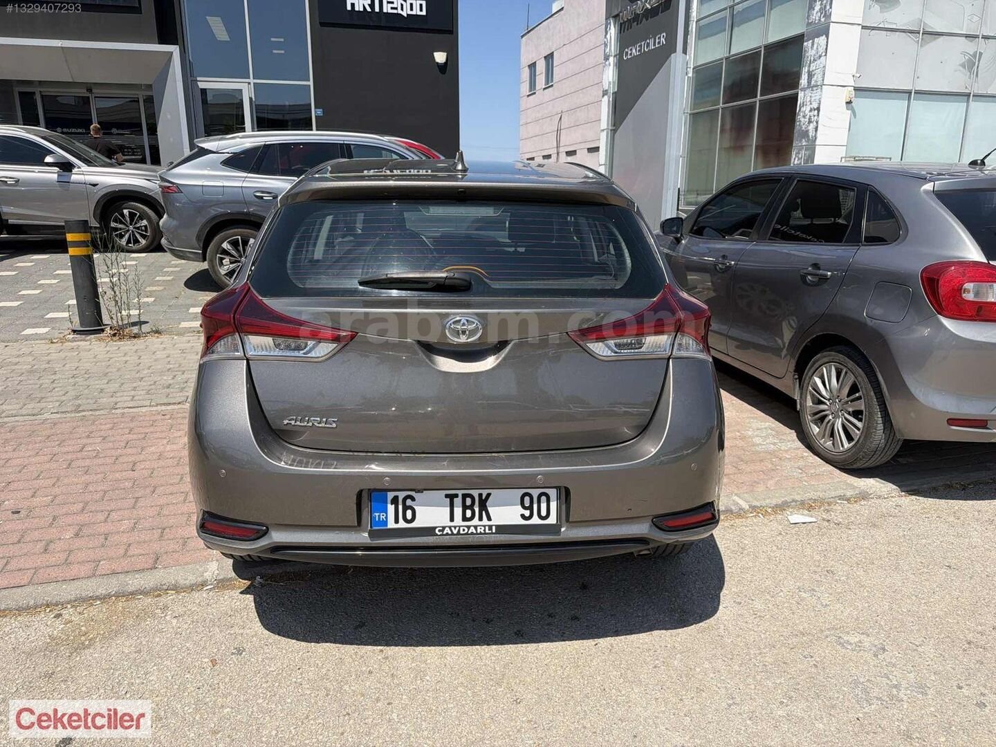 Galeriden Toyota Auris 1.33 Life 2017 Model Bursa 65.000 km Gri 7