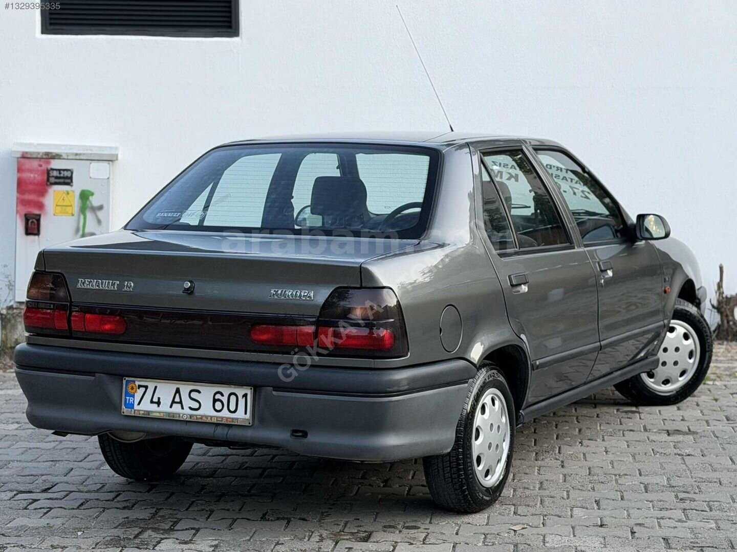 Galeriden Renault R 19 1.4 Europa RN 1997 Model Bartın 27.000 km Gri 4