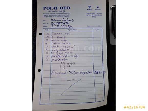 SKODA OCTAVYA MANUEL 2 PARÇA BOYA LI