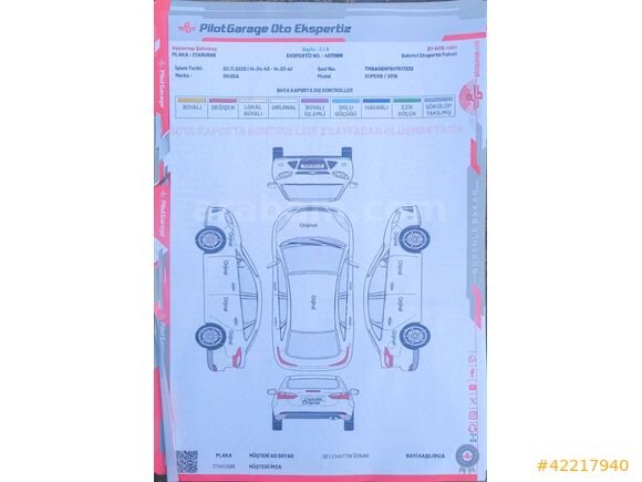 Galeriden Skoda SuperB 1.6 TDI Prestige 2016 Model Gaziantep