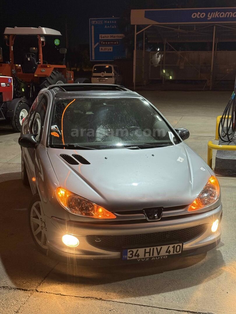 Sahibinden Peugeot 206 1.6 XS 2000 Model Kahramanmaraş 290.000 km Gri (Gümüş) 5