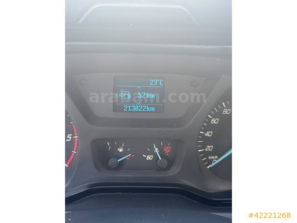 2017 MODEL KM:213 BİN TERTEMİZ 350L TRANSİT