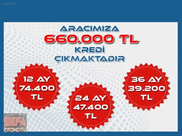 Sefa OTOMOTİV'den 77binde / TAMAMINA KREDİ İMKANI