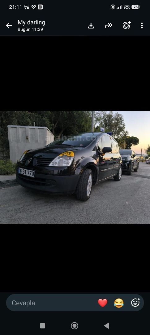 Sahibinden Renault Modus 1.4 Dynamique 2006 Model Denizli 195.000 km Siyah 1