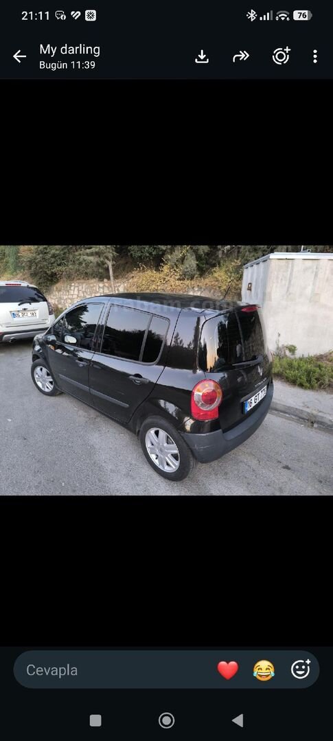 Sahibinden Renault Modus 1.4 Dynamique 2006 Model Denizli 195.000 km Siyah 2