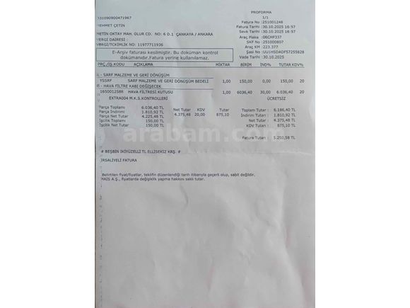İlk Sahibinden Dacia Duster  