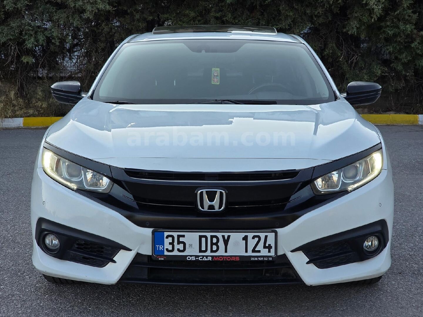 Galeriden Honda Civic 1.6i VTEC Elegance 2016 Model İzmir 151.000 km Beyaz 3