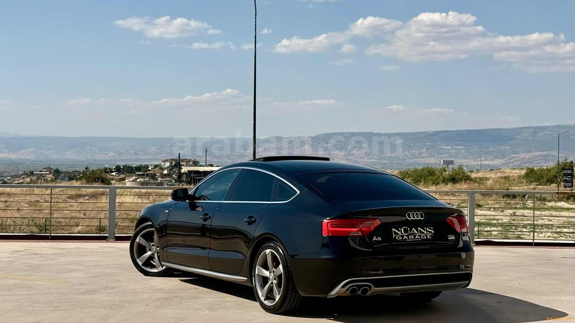 Galeriden Audi A5 Sportback 2.0 TDI Quattro 2012 Model Denizli 279.000 km Siyah 4