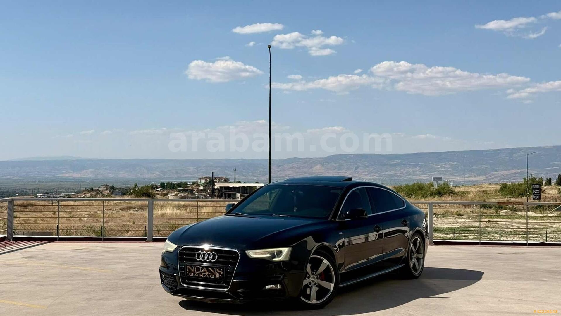 Galeriden Audi A5 Sportback 2.0 TDI Quattro 2012 Model Denizli 279.000 km Siyah 3