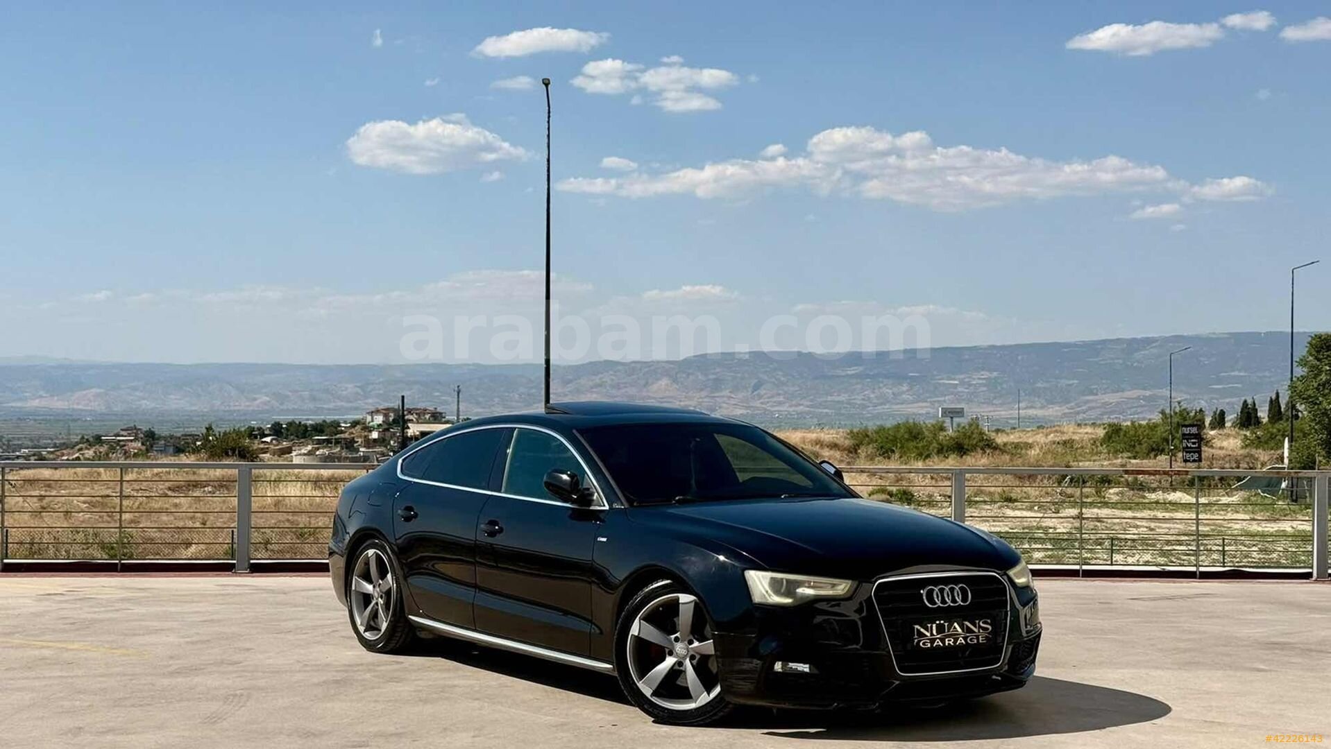 Galeriden Audi A5 Sportback 2.0 TDI Quattro 2012 Model Denizli 279.000 km Siyah 1