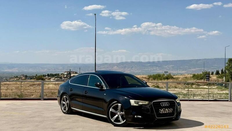 Galeriden Audi A5 Sportback 2.0 TDI Quattro 2012 Model Denizli 279.000 km Siyah