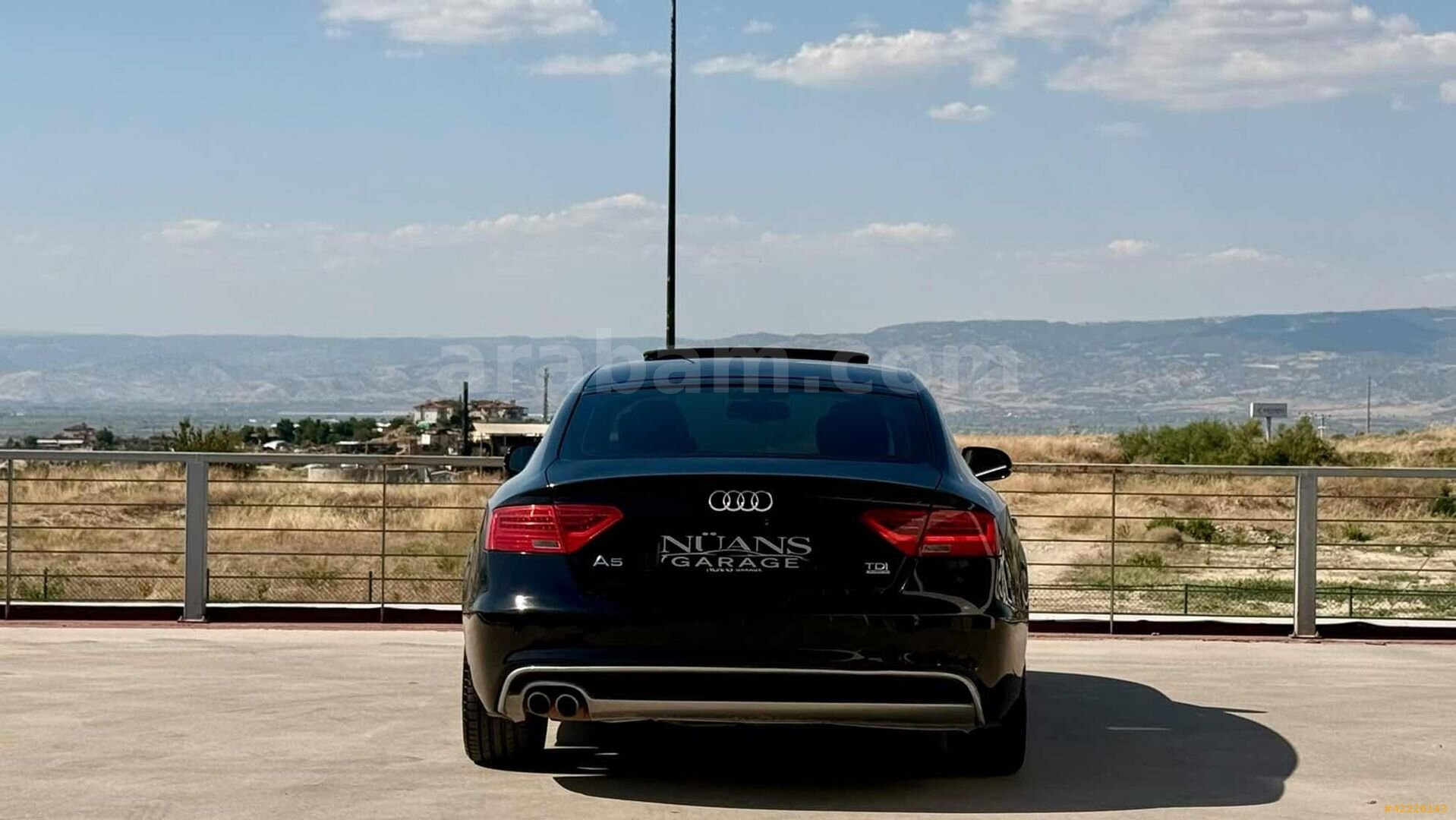Galeriden Audi A5 Sportback 2.0 TDI Quattro 2012 Model Denizli 279.000 km Siyah 5