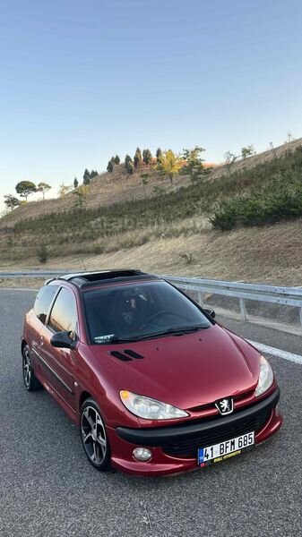 Sahibinden Peugeot 206 1.6 XS 1999 Model Kocaeli 262.000 km Kırmızı