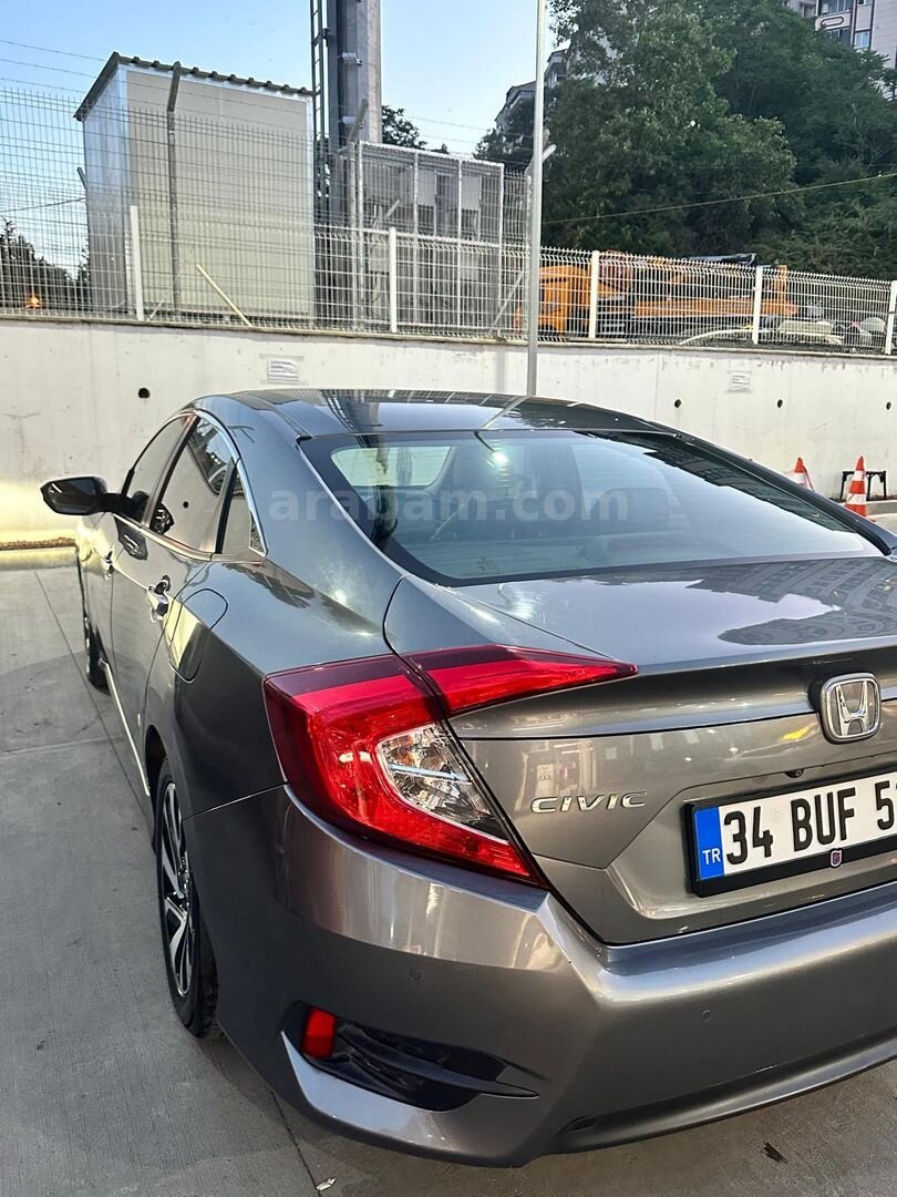 Sahibinden Honda Civic 1.6i VTEC Eco Executive 2018 Model İstanbul 130.300 km Füme 3