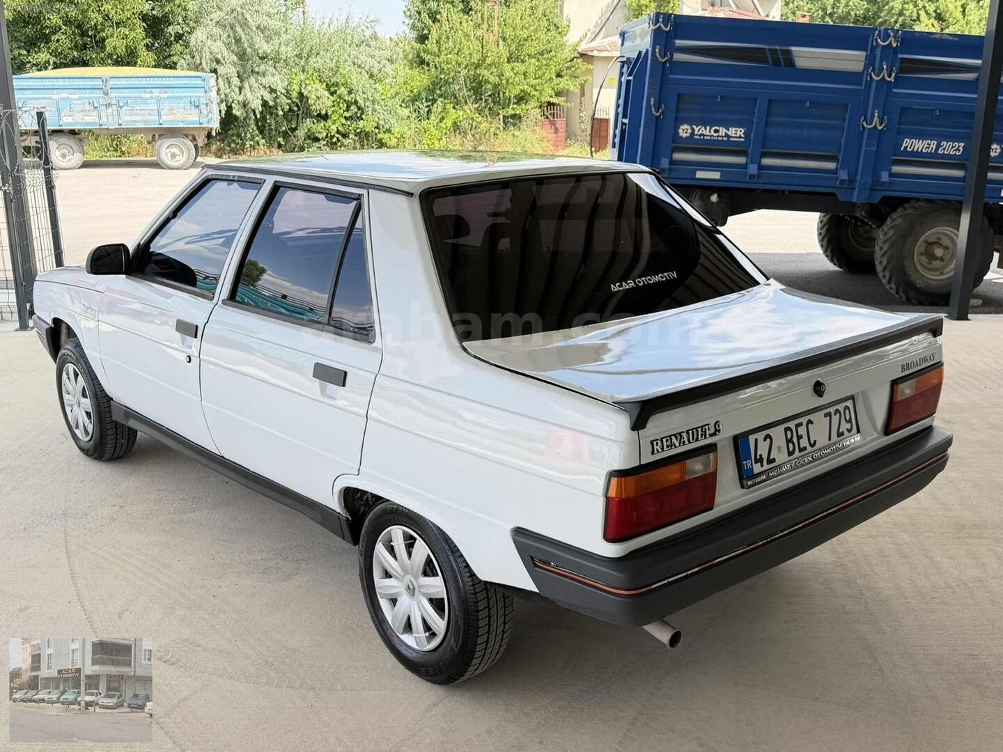 Galeriden Renault R 9 1.4 Spring 1993 Model Konya 245.000 km Beyaz 7